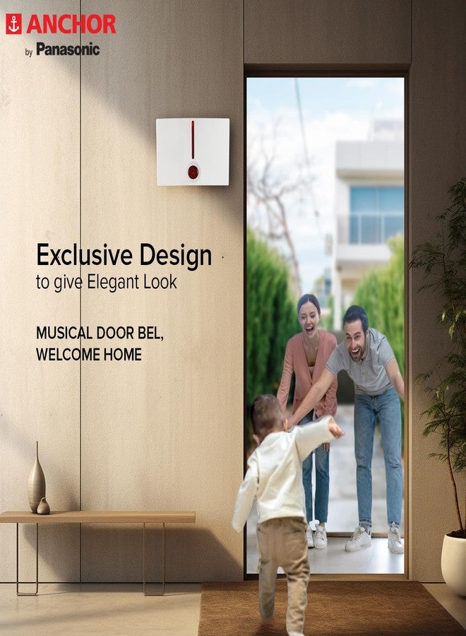 Anchor by Panasonic Swami Narayan Mantra Calling Bell for Home | Musical Door Bell | Doorbell for Home (38904) - Image 2